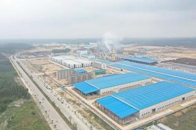 廣西欽州50萬立方米超強(qiáng)刨花板項(xiàng)目首板下線